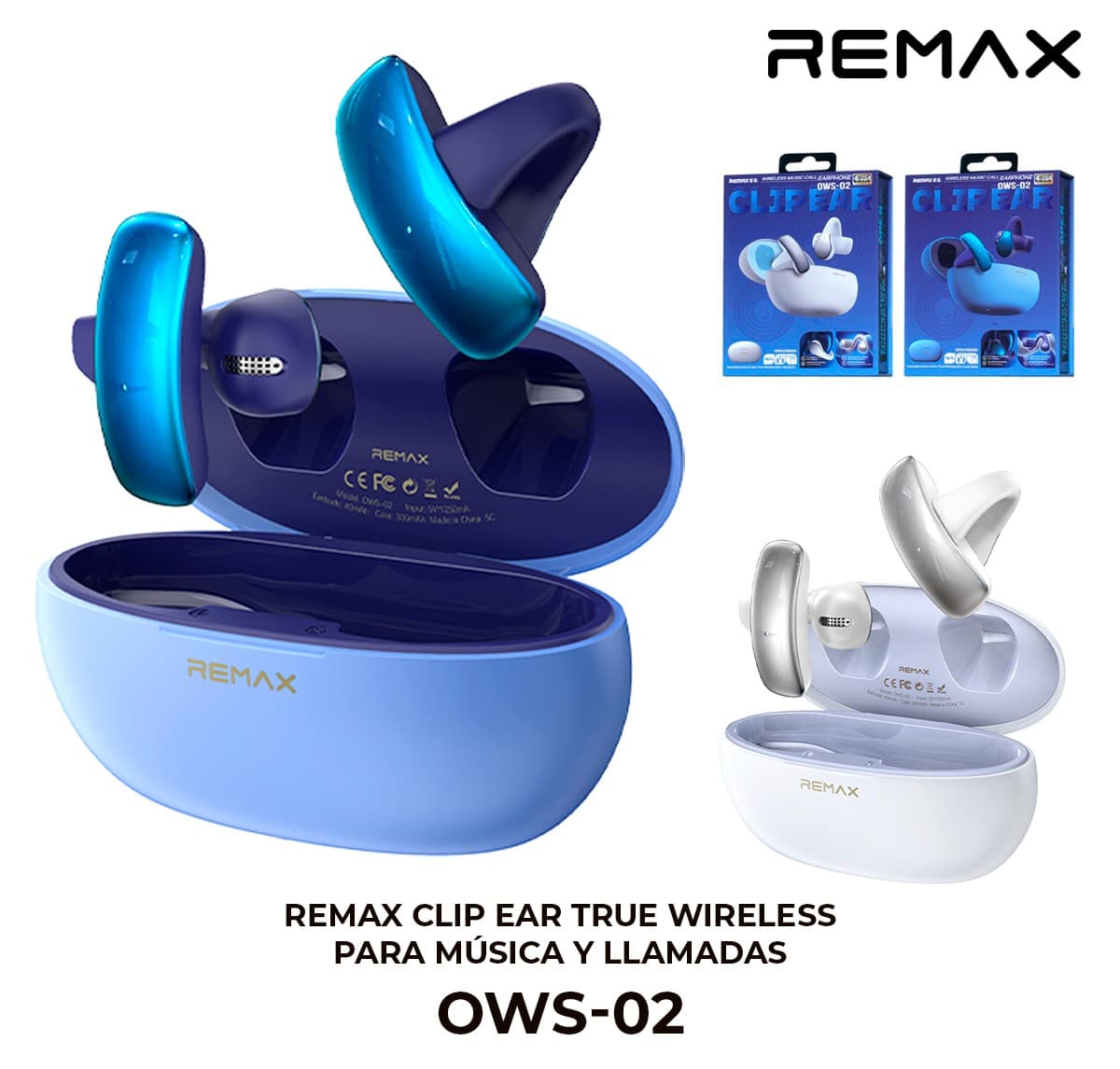 Remax Clip Ear True Wireless para Música y Llamadas