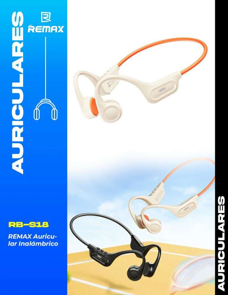 Remax Auriculares Deportivos de Conducción Ósea Inalámbricos