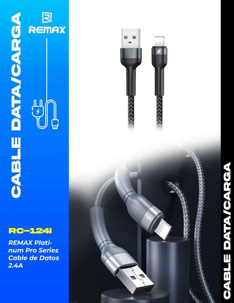 Remax Platinum Pro Series Cable de Datos 2.4A (A-L)
