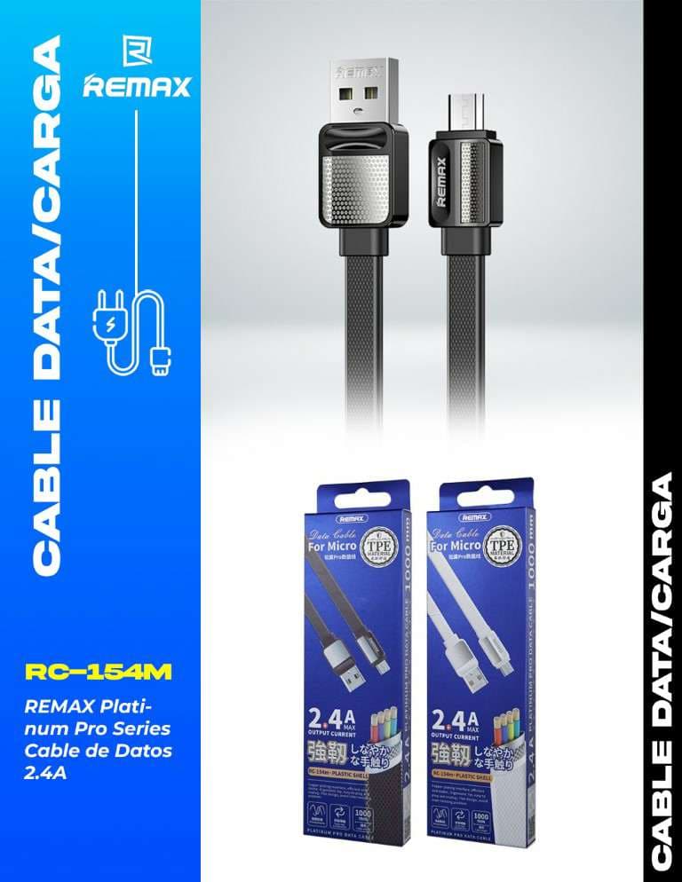 Remax Platinum Pro Series Cable de Datos 2.4A (A-Micro USB)