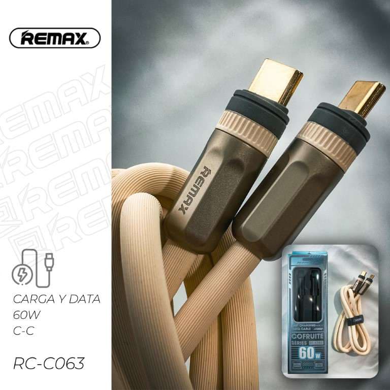 Remax Cable de Carga y Data 60W (C-C)