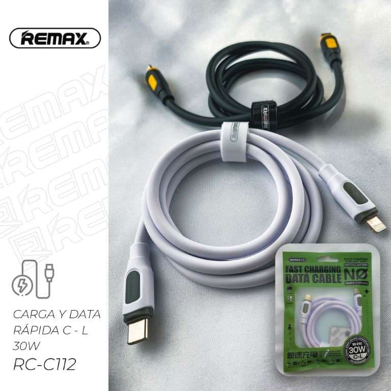 Remax Cable de Carga y Data Rápida 30W (C-L)