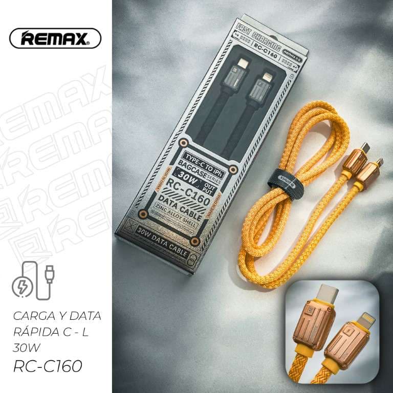 Remax Bagcase Series Cable de Carga y Data Rápida 30W (C-L)