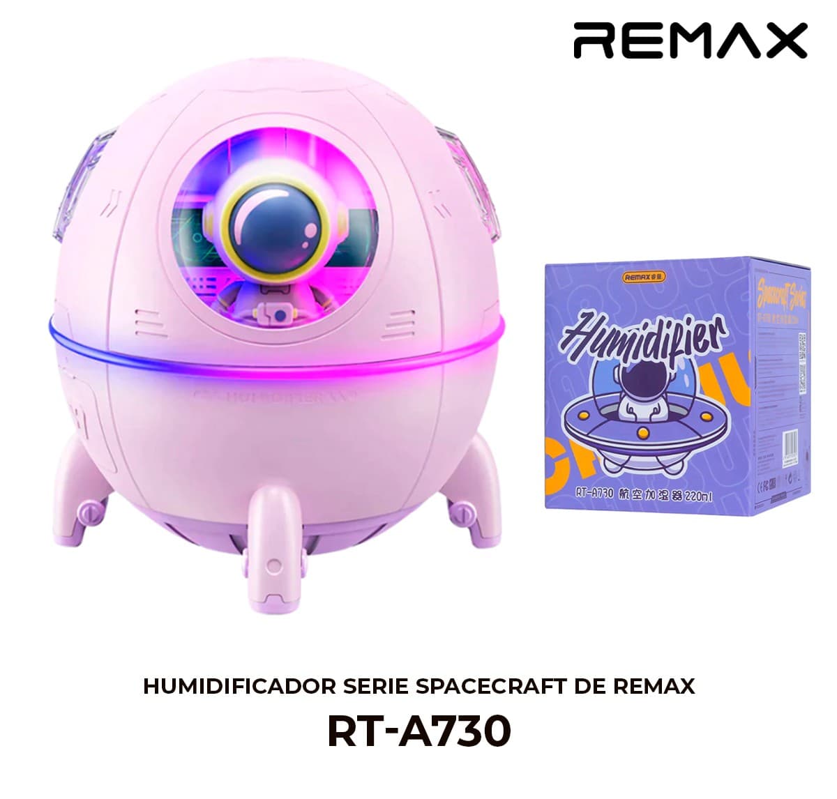 Humidificador Serie Spacecraft de Remax