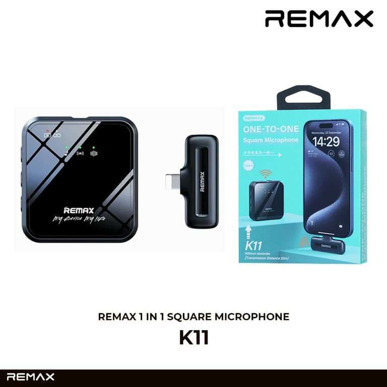 Remax Micrófono Cuadrado Inalámbrico 1 en 1